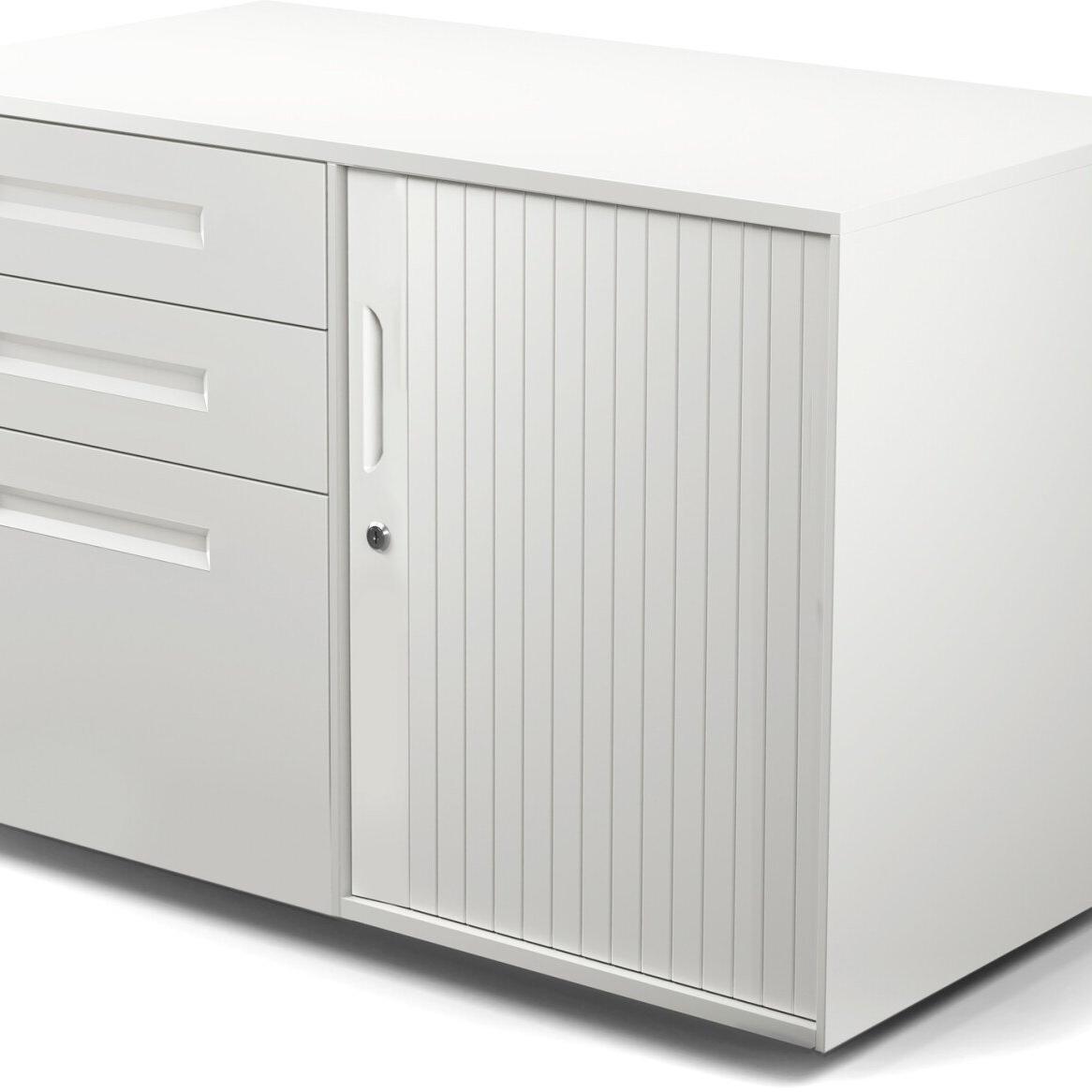 Formetiq SMC9521 Formetiq Spectrum Caddy Unit 2 Personal Drawers 1 File Drawer Shelf Tambour Cupboard