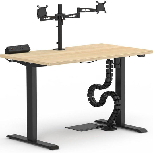 Formetiq B/SPBUNDLE2 Sit-Stand Desk & Accessories Bundle - Monitor Arm, Under Desk Power Module, Boost Power Module, Power Cable & Cable Spine