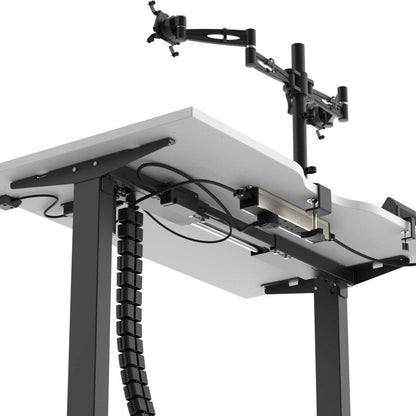 Formetiq B/SPBUNDLE2 Sit-Stand Desk & Accessories Bundle - Monitor Arm, Under Desk Power Module, Boost Power Module, Power Cable & Cable Spine