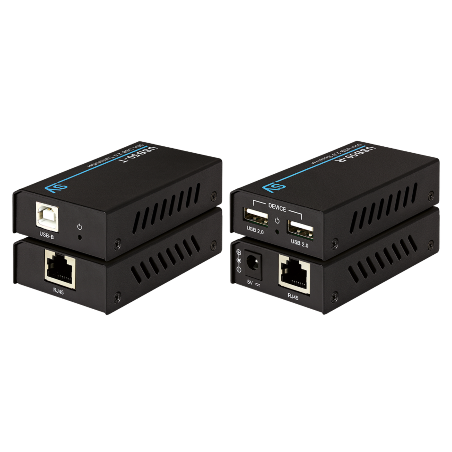 SY USB50-SET – USB 2.0 over Cat6 Extender (50m)