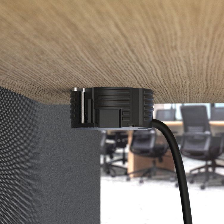 Metalicon S1-1P3C(1A/2C) Solo Plus In Desk Module, 1 Mains Power, 1 USB-A, 2 USB-C