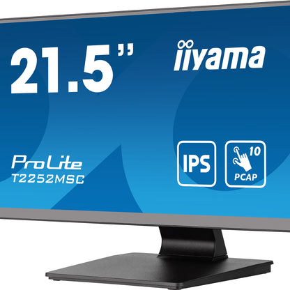 iiyama ProLite T2252MSC-B2 21.5" IPS PCAP Edge-to-Edge 10pt Touch Screen