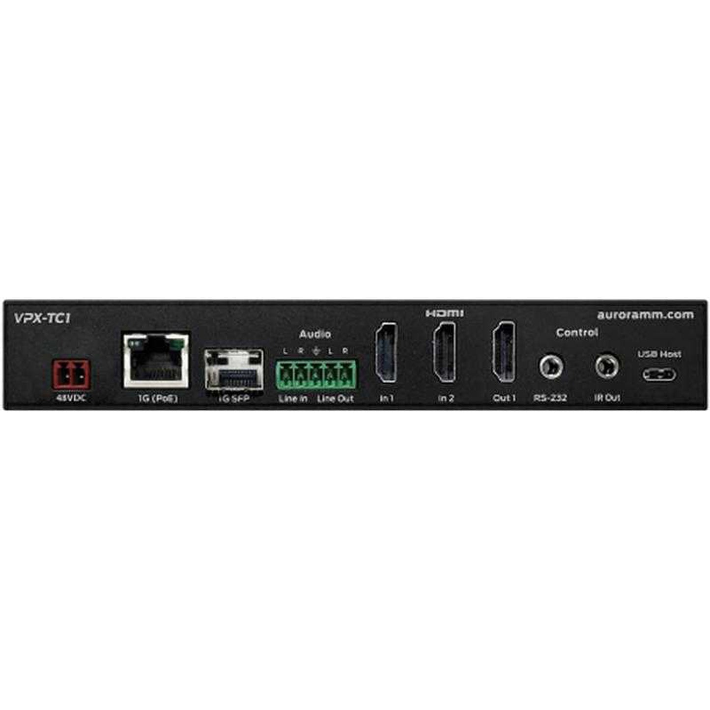 Aurora Multimedia VPX-TC1-Pro 4K60 4:4:4 1Gbps AV-over-IP Transceiver box