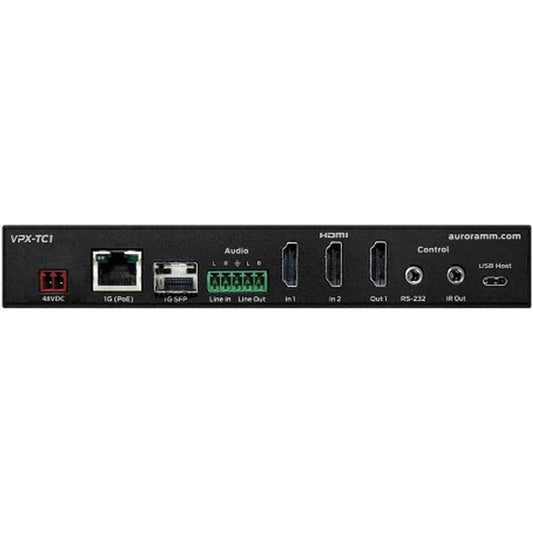 Aurora Multimedia VPX-TC1-Pro 4K60 4:4:4 1Gbps AV-over-IP Transceiver box