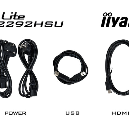 iiyama - XU2292HSU-B6 21.5” IPS technology panel with 100Hz refresh rate