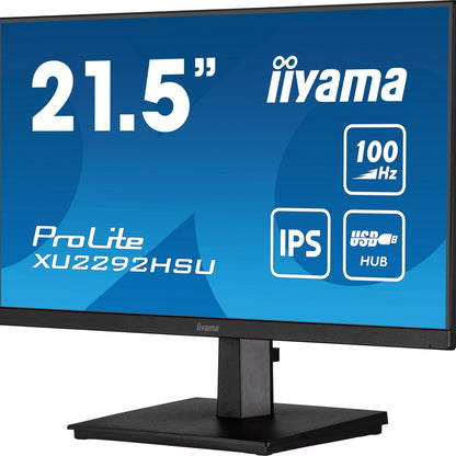 iiyama - XU2292HSU-B6 21.5” IPS technology panel with 100Hz refresh rate