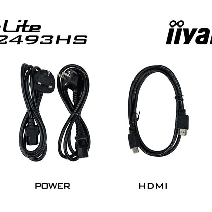 iiyama ProLite XU2493HS-B6 24” IPS 3-side borderless Desktop Monitor