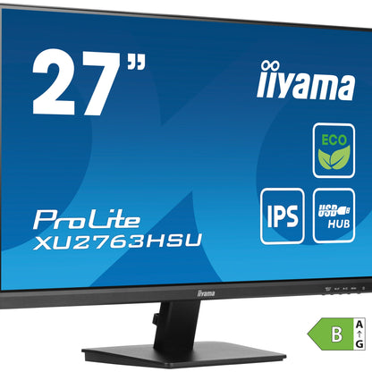 iiyama ProLite XU2763HSU-B1 27” IPS, Full HD panel with B energy class