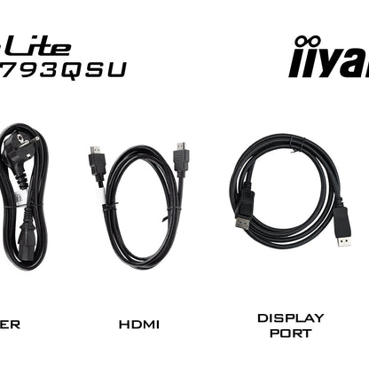 iiyama ProLite XU2793QSU-B6 27” WQHD IPS 100Hz Display with USB Hub