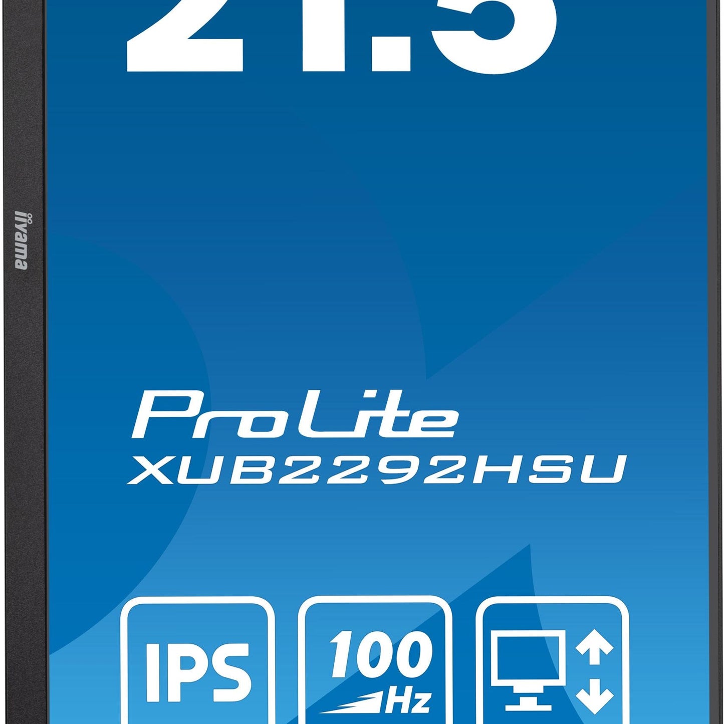 iiyama ProLite XUB2292HSU-B6 21.5" 100Hz IPS Display with Height Adjust Stand
