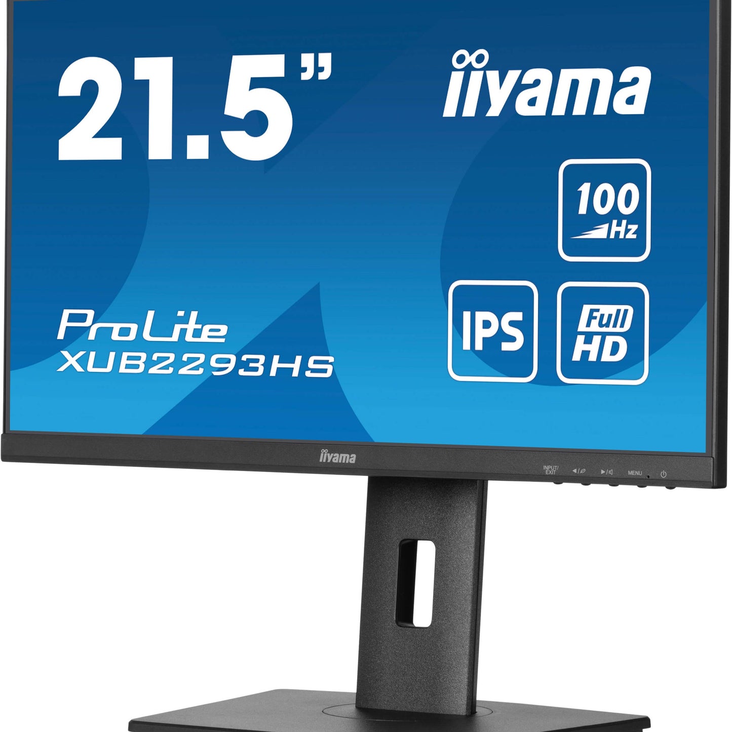 iiyama ProLite XUB2293HS-B6 22" IPS Edge to Edge Display with Height Adjust Stand