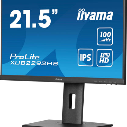 iiyama ProLite XUB2293HS-B6 22" IPS Edge to Edge Display with Height Adjust Stand
