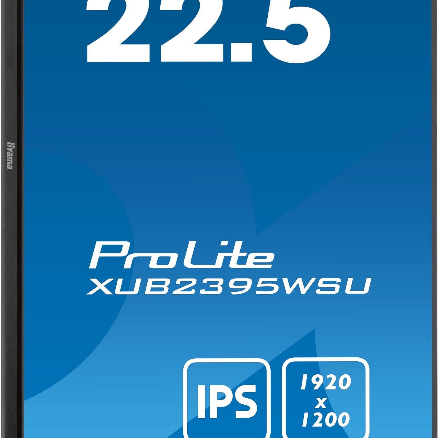 iiyama ProLite XUB2395WSU-B5 22.5” 1920 x 1200 monitor featuring IPS panel technology and a height adjustable stand