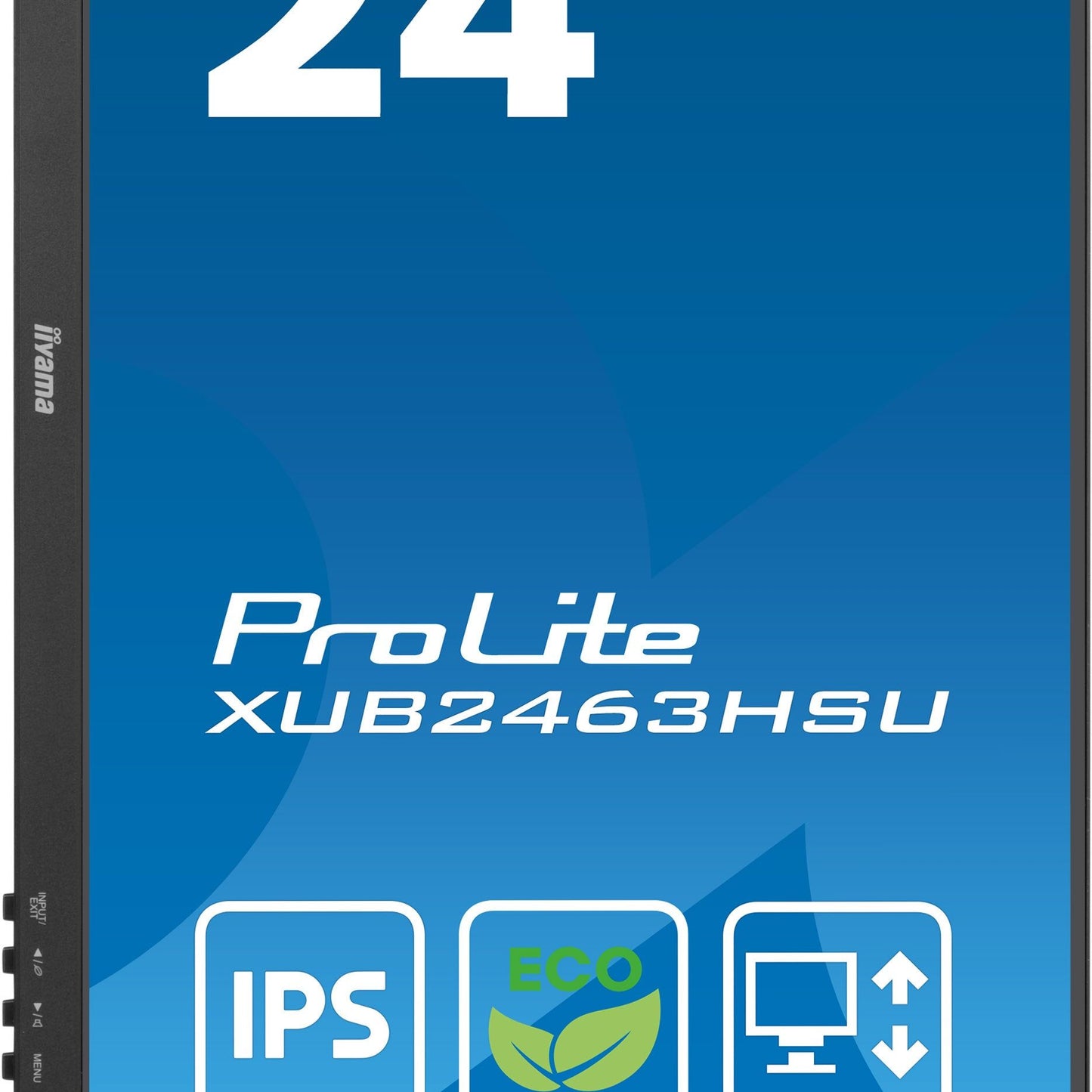 iiyama ProLite XUB2463HSU-B1 24" IPS, Full HD panel with B energy class