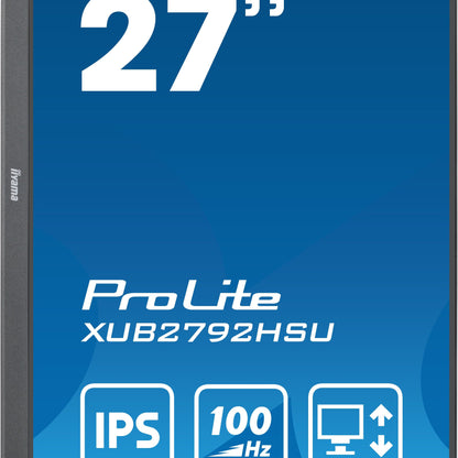 iiyama ProLite XUB2792HSU-B6 27" IPS 100Hz LED Full HD Display in Black
