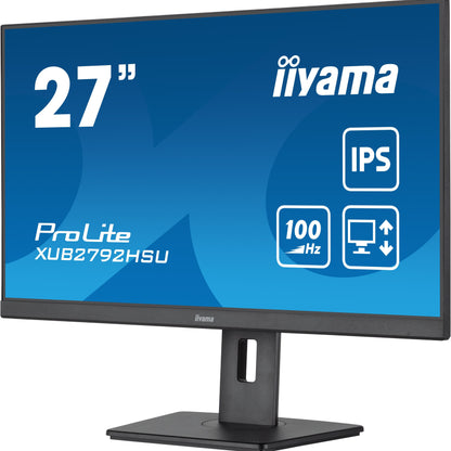iiyama ProLite XUB2792HSU-B6 27" IPS 100Hz LED Full HD Display in Black