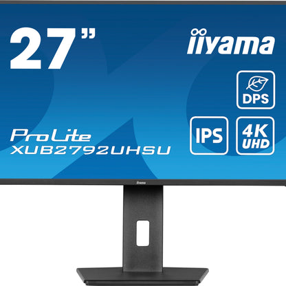 iiyama ProLite XUB2792UHSU-B6 27" 27’’ IPS 4K Ultra Slim DPS Monitor with Height Adjust Stand