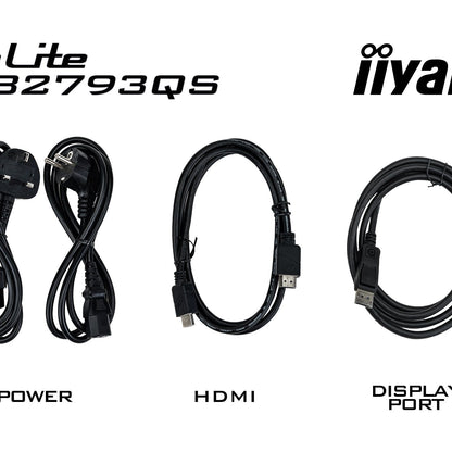 iiyama ProLite XUB2793QS-B6 27" IPS 100Hz WQHD Display with Height Adjust Stand