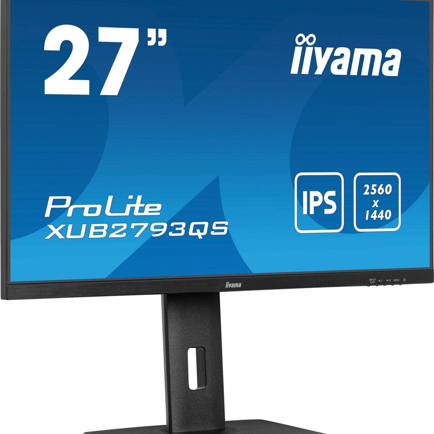 iiyama ProLite XUB2793QS-B6 27" IPS 100Hz WQHD Display with Height Adjust Stand