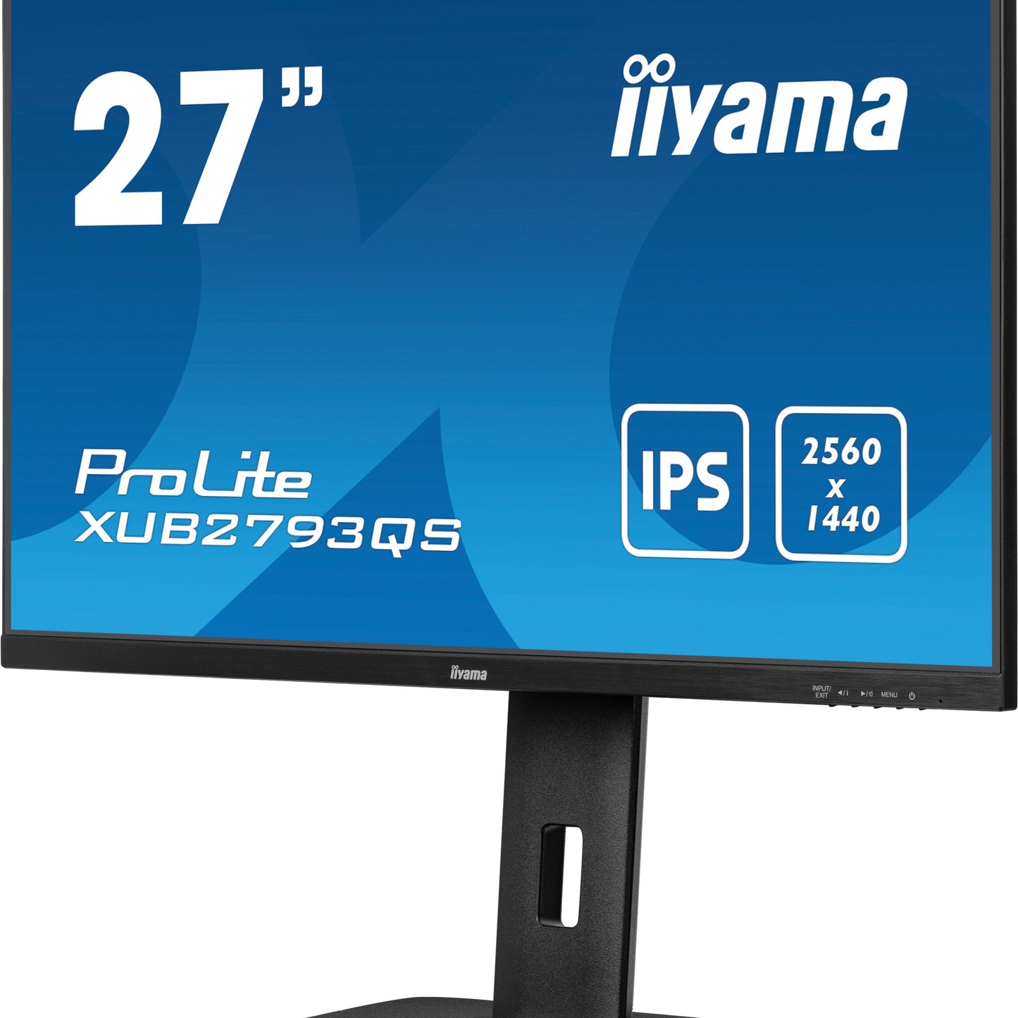 iiyama ProLite XUB2793QS-B6 27" IPS 100Hz WQHD Display with Height Adjust Stand