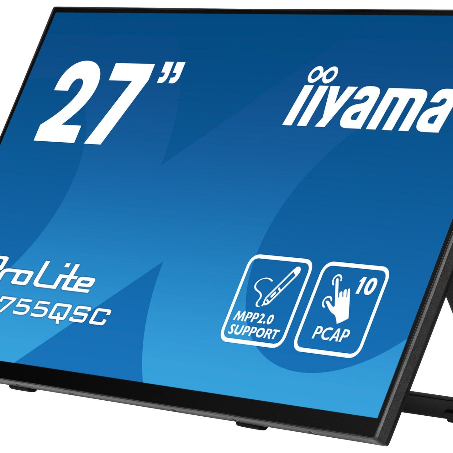 iiyama ProLite T2755QSC-B1 computer monitor 68.6 cm (27") 2560 x 1440 pixels Full HD LCD Touchscreen Black