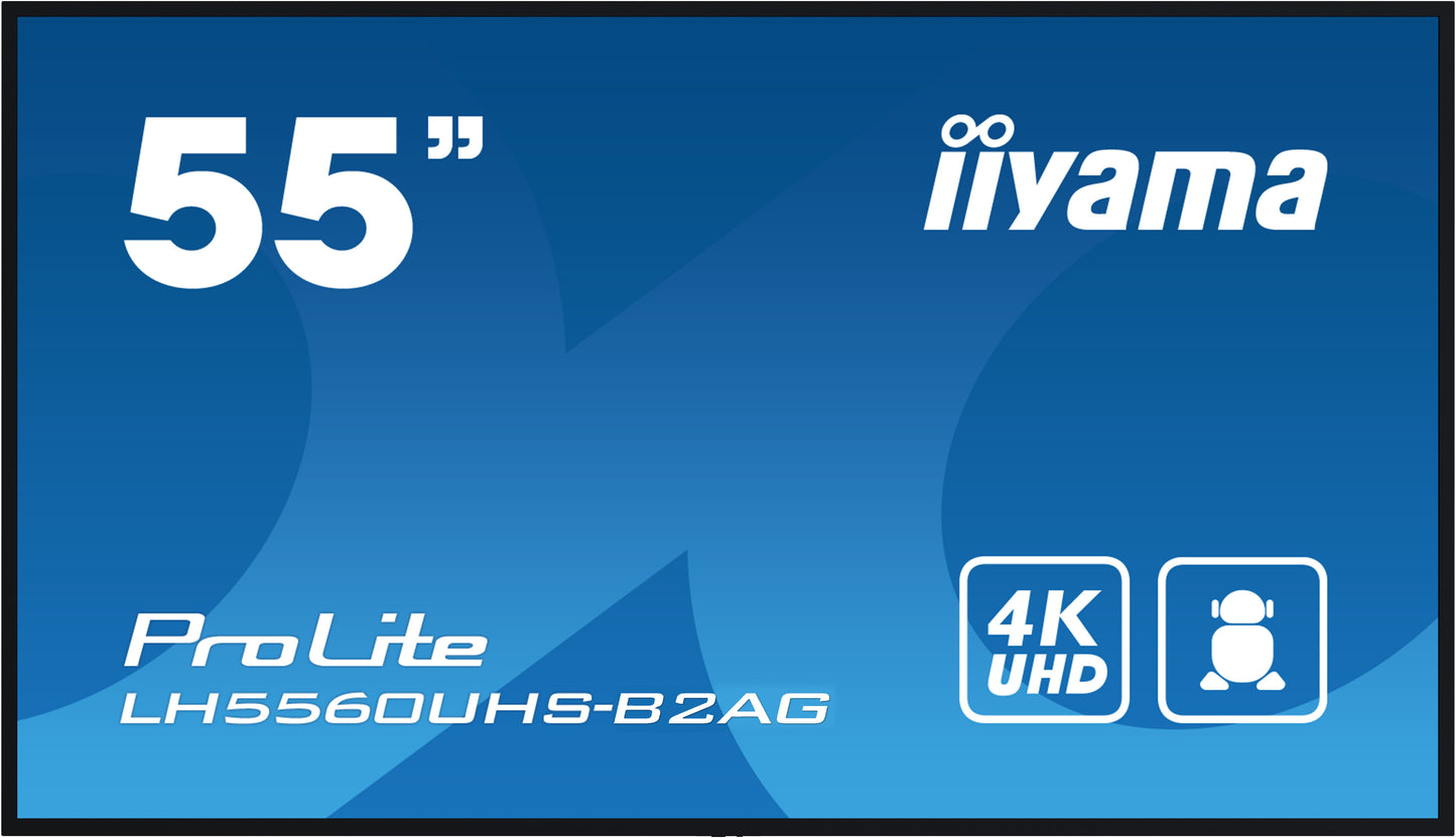 iiyama ProLite LH5560UHS-B2AG 55" 4K UHD Professional Digital Signage Display