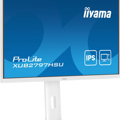 iiyama ProLite XUB2797HSU-W2 computer monitor 68.6 cm (27") 1920 x 1080 pixels Full HD LED White