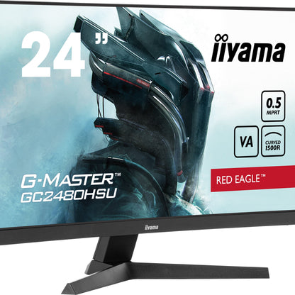 iiyama G-MASTER GC2480HSU-B1 computer monitor 61 cm (24") 1920 x 1080 pixels Full HD LED Black