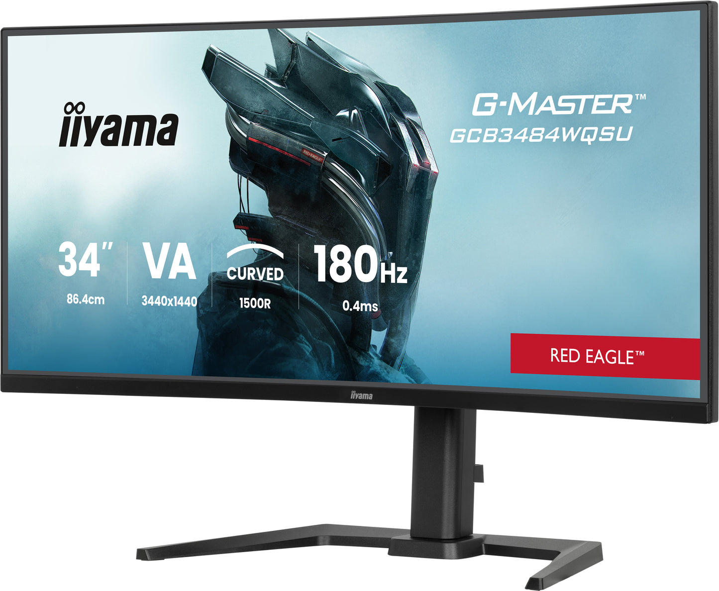 iiyama G-MASTER Red Eagle GCB3484WQSU-B1 34" Curved Gaming Monitor