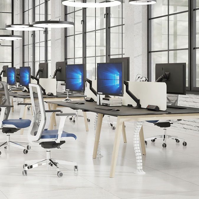 Metalicon VCS4/HAL Linx Cable Spine for Sit-Stand Desk with Limpet Magnet Attachment