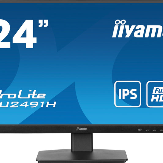 iiyama ProLite XU2491H-B1 computer monitor 60.5 cm (23.8") 1920 x 1080 pixels Full HD LED Black
