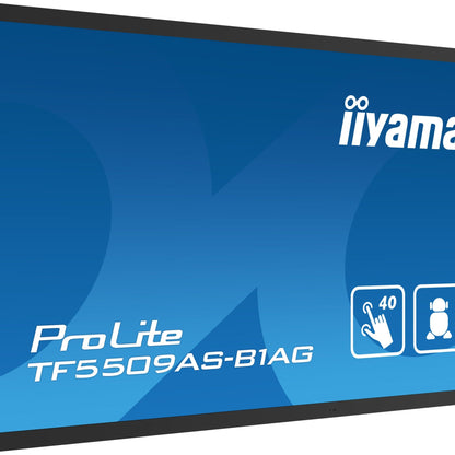 iiyama ProLite TF5539AS-B1AG 55" PCAP Edge-to-Edge 4K UltraHD Interactive Touchscreen with Android OS