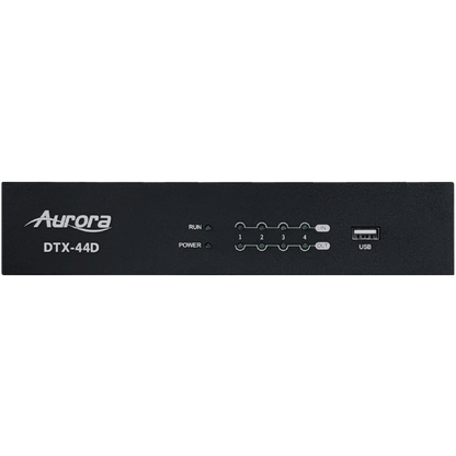 Aurora DTX-44D 4x4 Dante DSP with 4x4 analog in and out