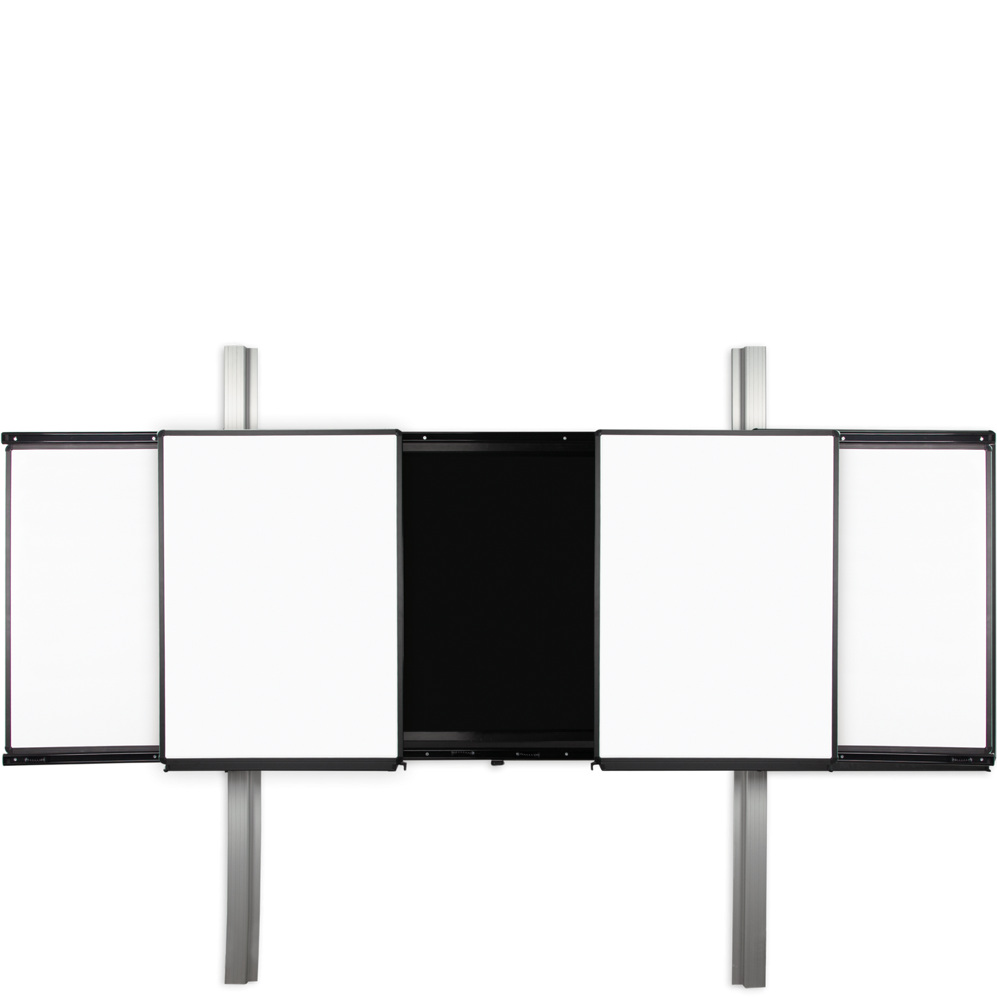 Conen PYETVBWW2RN9 Rail 2.0 - Electrically Height-adjustable Interactive Board, Monitor Wall Mount With Two Fixed, Two Movable Wings, 2900 Pylon Length