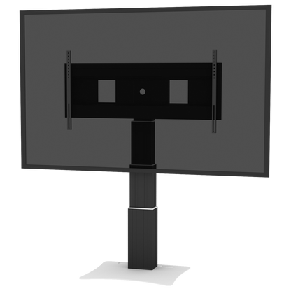 Conen SCEXLP3535B Motorized Xl Display Mount & Monitor Stand, 70 Cm Of Vertical Travel Column Black Anodized, Floor Plate