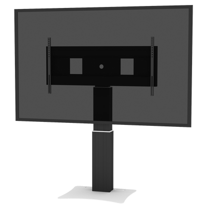 Conen SCEXLPLB Motorized Xl Display Mount & Monitor Stand, 50 Cm Of Vertical Travel Column Black Anodized, Center Of Display 99 - 149 Cm, Floor Plate