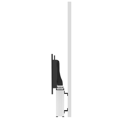 Conen SCEXLW3535 Motorized Xl Monitor Wall Mount, 70 Cm Of Vertical Travel Column Silver Anodized