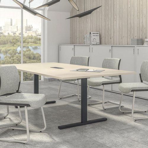 Formetiq B/MTEOC2 T-Easy Meeting Table with Central Cable Port