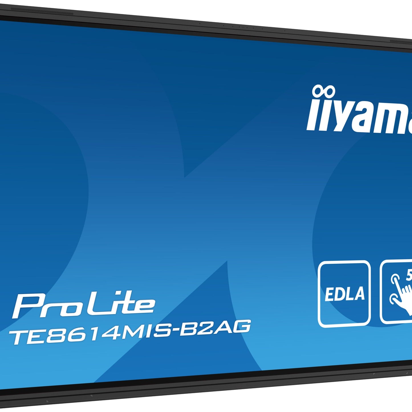 iiyama PROLITE TE8614MIS-B2AG Digital signage flat panel 2.18 m (86") LCD Wi-Fi 435 cd/m² 4K Ultra HD Black Touchscreen Built-in processor Android 24/7