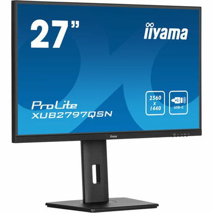 iiyama ProLite XUB2797QSN-B1 computer monitor 68.6 cm (27") 2560 x 1440 pixels Wide Quad HD LED Black