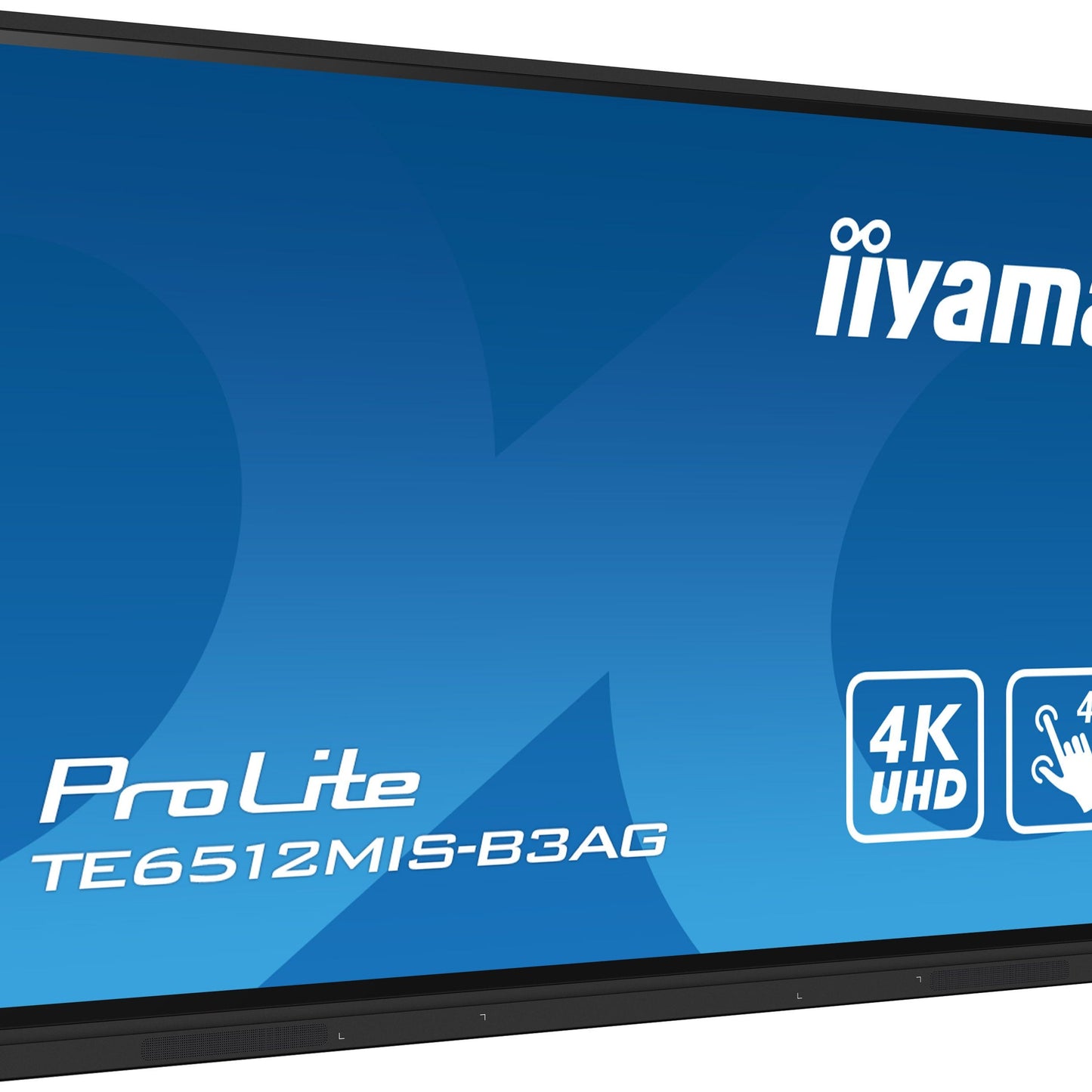 iiyama TE6512MIS-B3AG Signage Display Kiosk design 165.1 cm (65") LCD Wi-Fi 400 cd/m² 4K Ultra HD Black Touchscreen Built-in processor Android 11 24/7