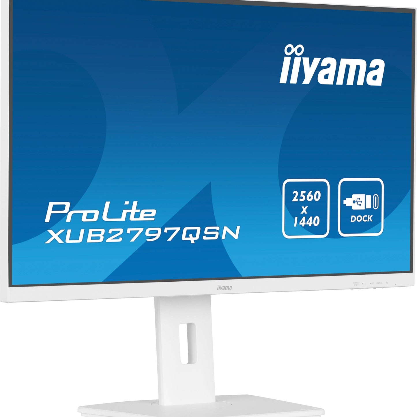 iiyama G-MASTER XUB2797QSN-W2 computer monitor 68.6 cm (27") 2560 x 1440 pixels 4K Ultra HD LED White