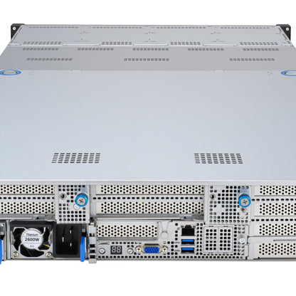 ASUS RS720A-E12-RS24U Socket SP5 Rack (2U) Black, Silver