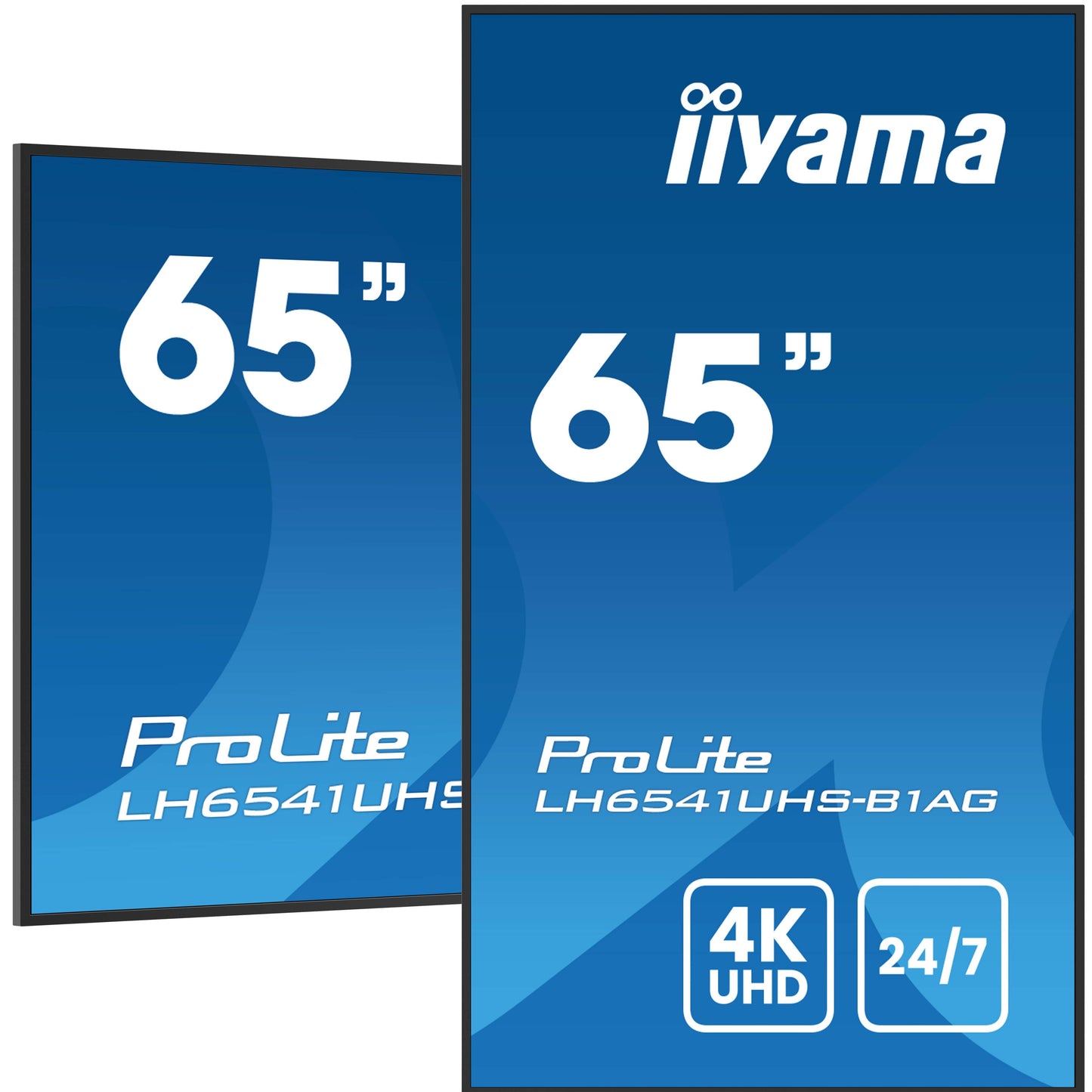 iiyama LH6541UHS-B1AG Signage Display 163.8 cm (64.5") LCD 500 cd/m² 4K Ultra HD Black 24/7