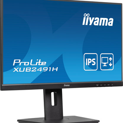 iiyama ProLite XUB2491H-B1 computer monitor 60.5 cm (23.8") 1920 x 1080 pixels Full HD LED Black