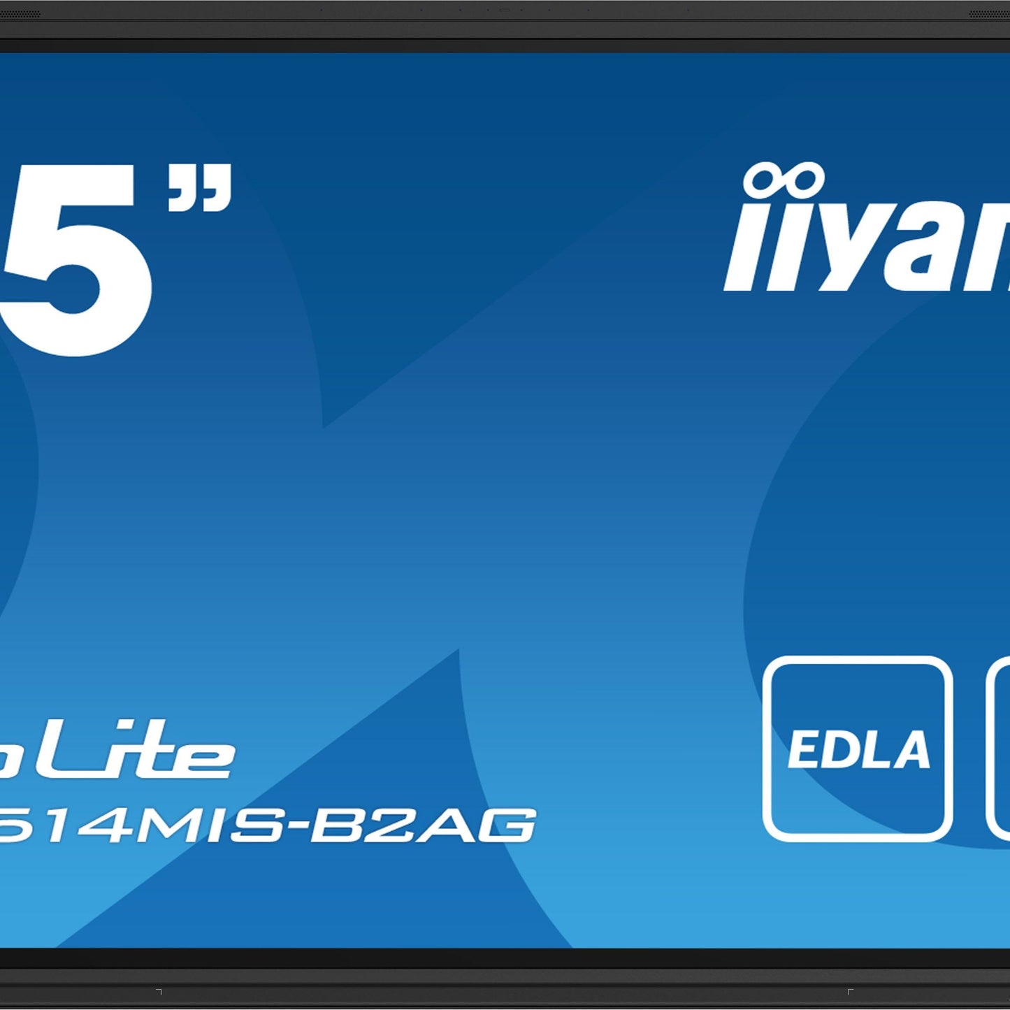 iiyama PROLITE TE6514MIS-B2AG Digital signage flat panel 165.1 cm (65") LCD Wi-Fi 435 cd/m² 4K Ultra HD Black Touchscreen Built-in processor Android 24/7