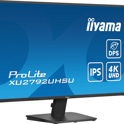 iiyama ProLite XU2792UHSU-B6 computer monitor 68.6 cm (27") 3840 x 2160 pixels 4K Ultra HD LED Black