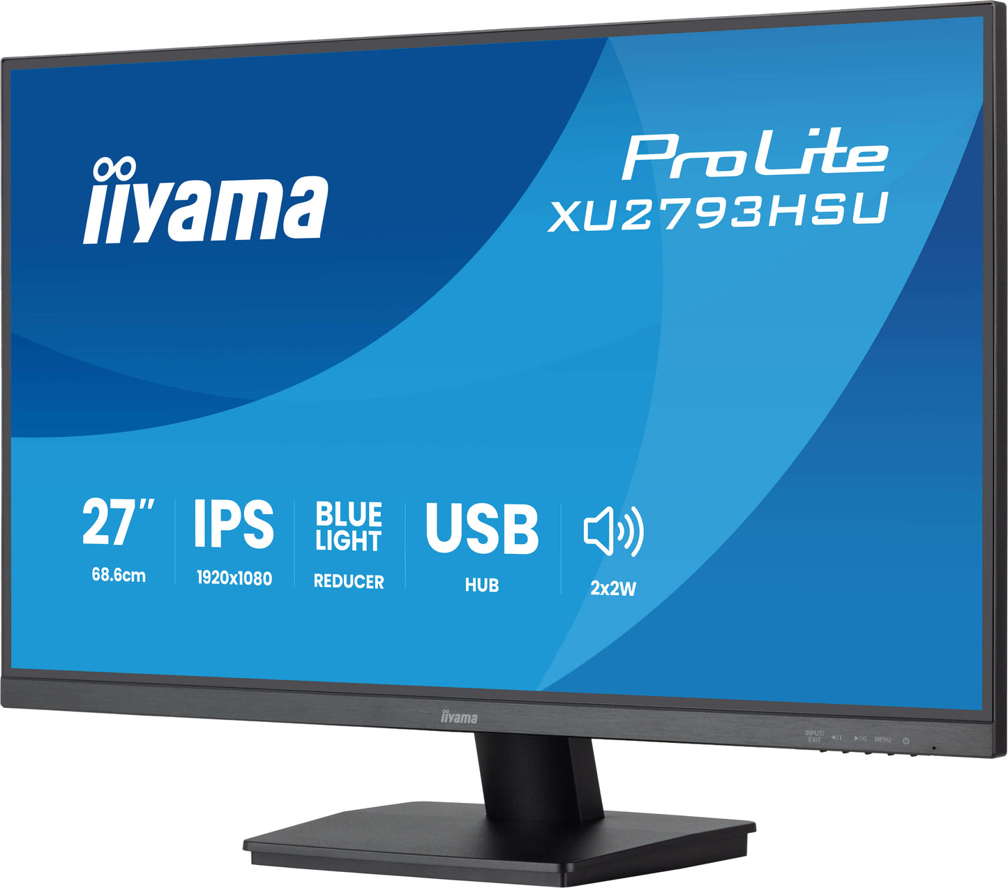 iiyama ProLite XU2793HSU-B7 computer monitor 68.6 cm (27") 1080 x 1920 pixels Full HD LED Black
