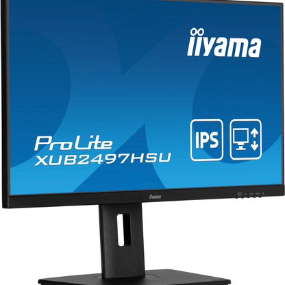 iiyama XUB2497HSU-B2 computer monitor 60.5 cm (23.8") 1920 x 1080 pixels Full HD LED Black