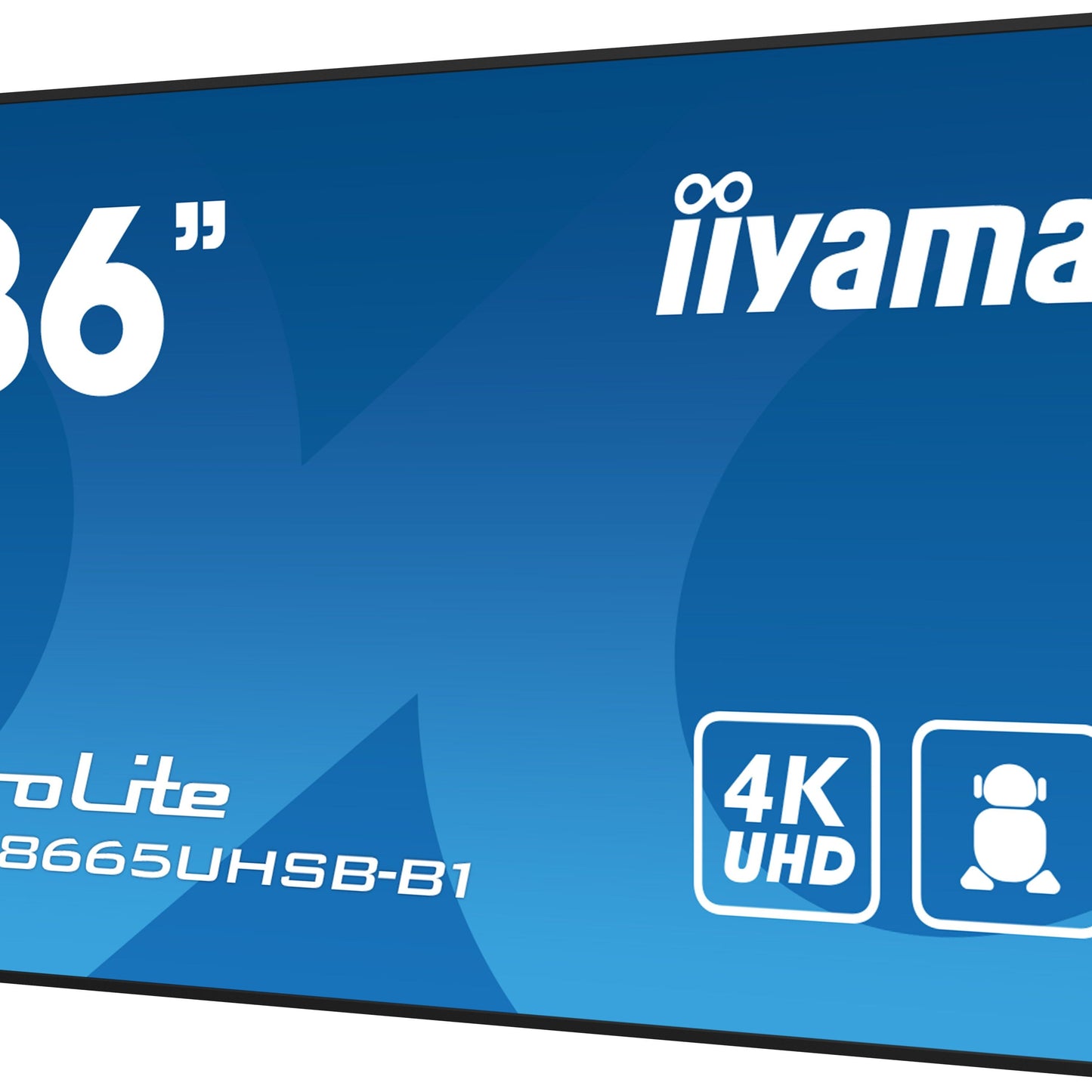 iiyama LH8665UHSB-B1 Signage Display Kiosk design 2.18 m (86") LED Wi-Fi 800 cd/m² 4K Ultra HD Black Built-in processor Android 11 24/7